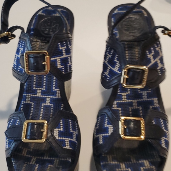 COPY Tory Burch wedges NOT SOLD size 8 - Picture 2 of 6